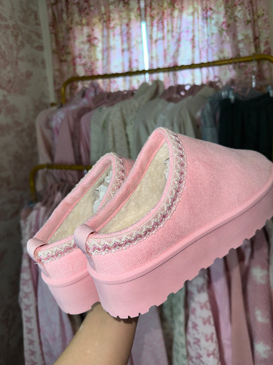 Pink City Clog Slippers