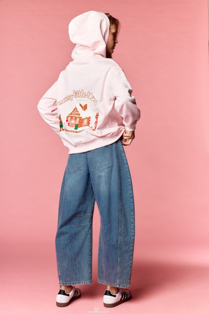 Merry Little Thing Embroidered Hoodie