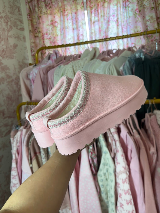 Pink City Clog Slippers