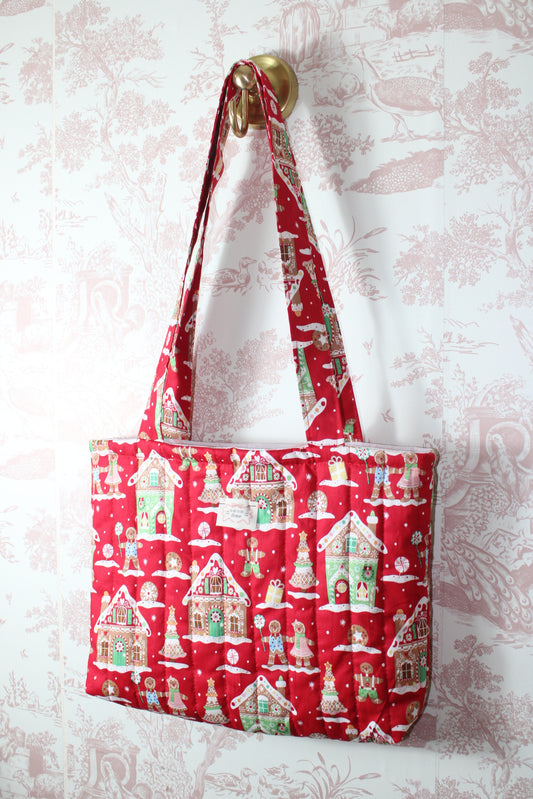 The Gingerbread Dream Mini Handmade Tote