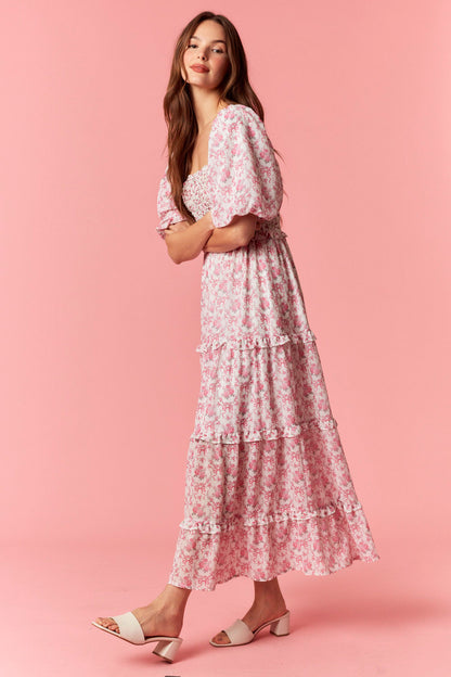 My Love Foral Maxi Dress