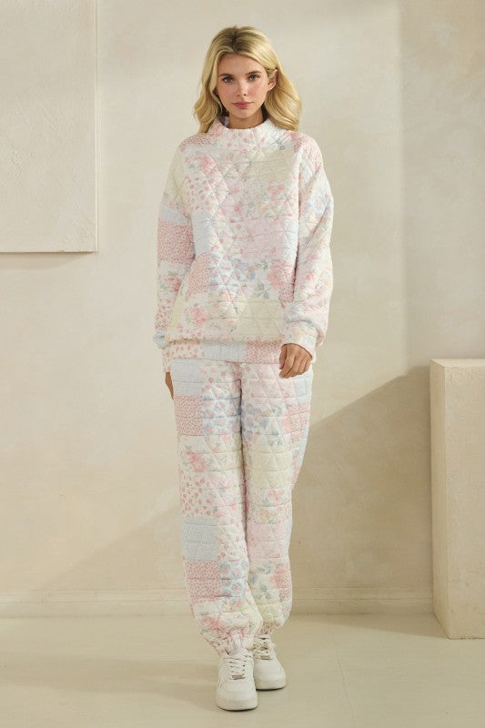 Barudah House Flowers Patchwork Set