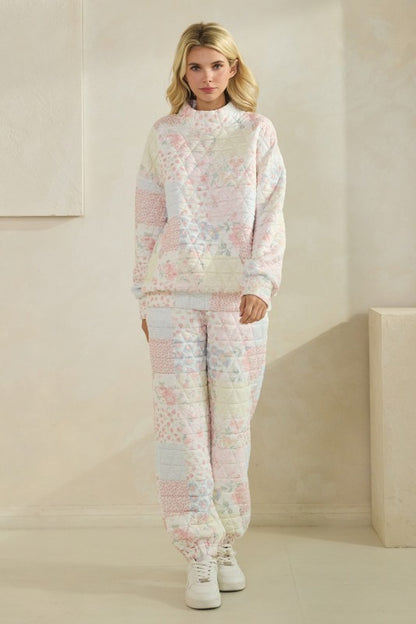 Barudah House Flowers Patchwork Set