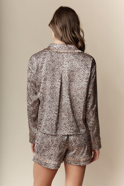 The ruthess satin pajama set