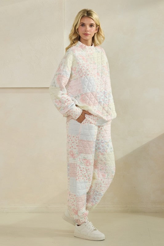 Barudah House Flowers Patchwork Set