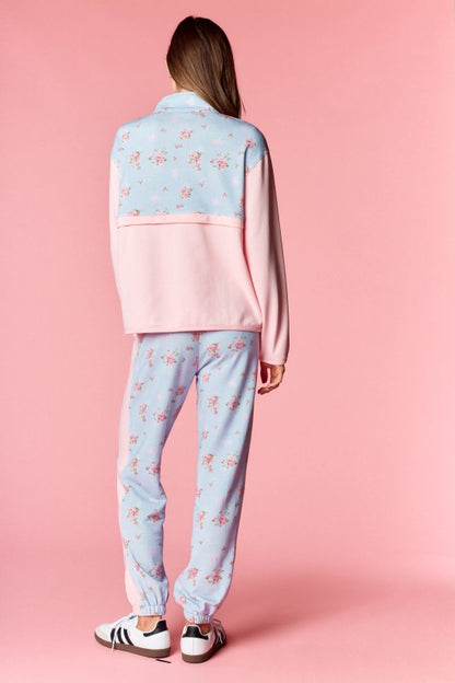 Pastel Floral Lounge Set