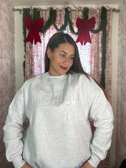 God Is Good Patchwork Sweatshirt