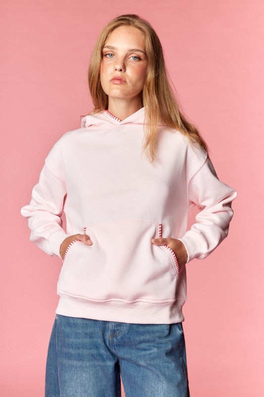 Merry Little Thing Embroidered Hoodie