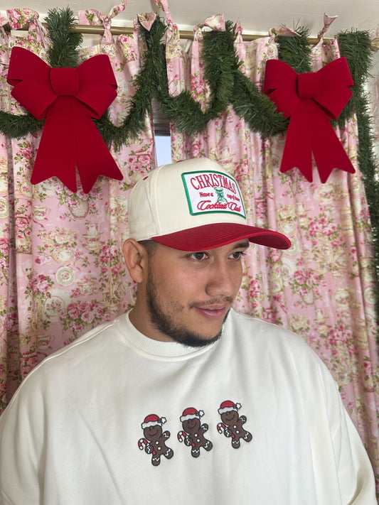 Christmas Red Vintage Trucker Hat