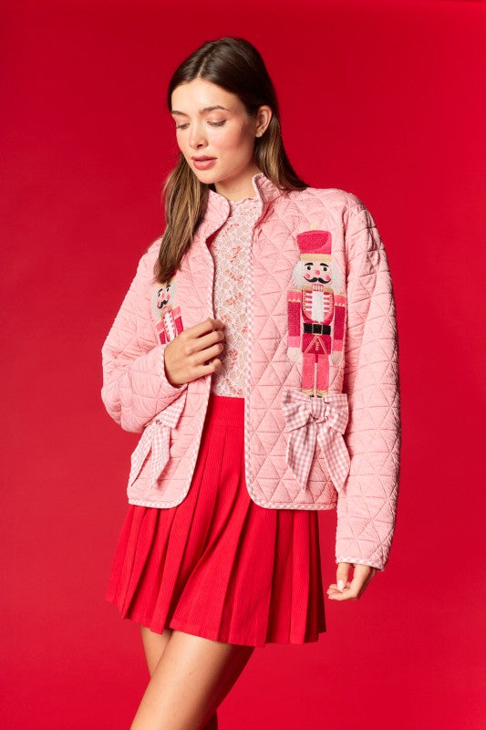 Pink Nutcracker Quilt Jacket