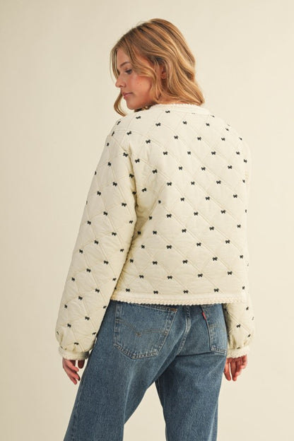 Bow Embroidered Jacket