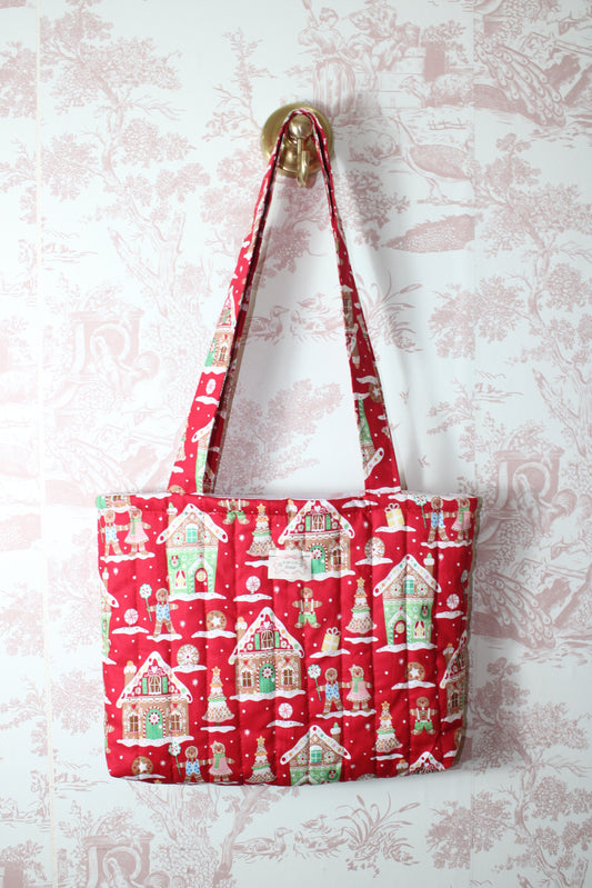 The Gingerbread Dream Mini Handmade Tote