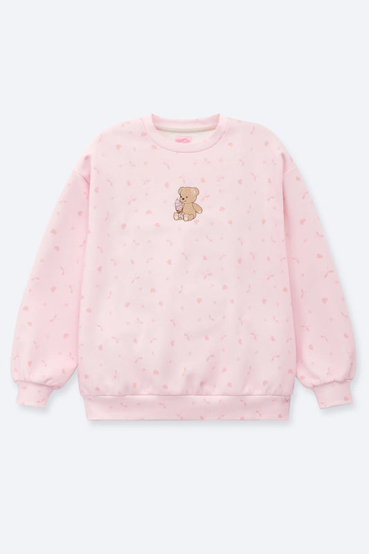 Queen Of Bows Teddy Sweatshirt