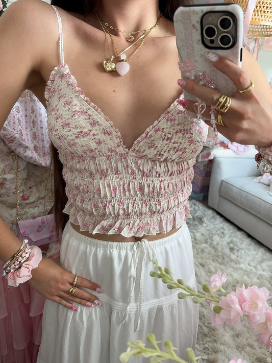 The Noonas Crop Top Pink