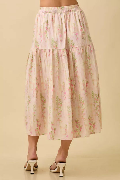 Floral Midi Skirt Pre Order