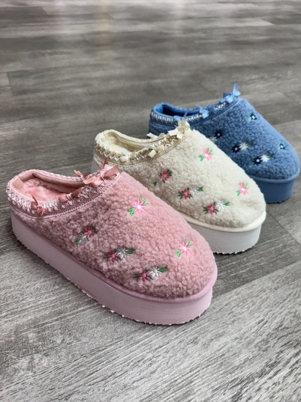 Charlotte Flower Slippers Pre Order