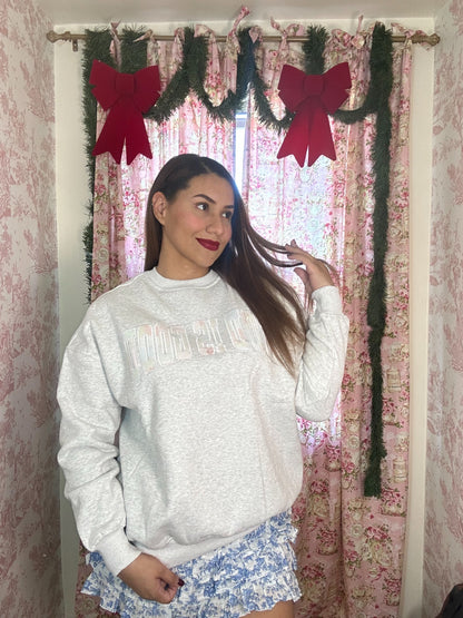 God Is Good Patchwork Sweatshirt