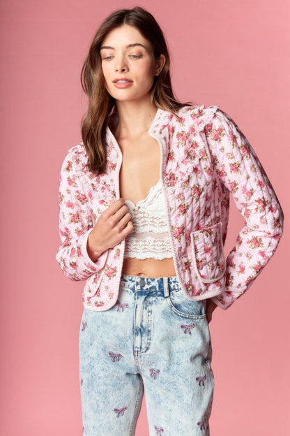 Mon Chéri Quilted Cotton Jacket
