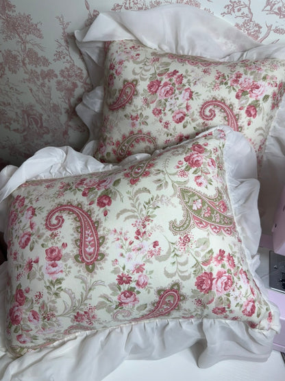 Antoniette Boudoir Handmade Pillow Shams Set Of 2