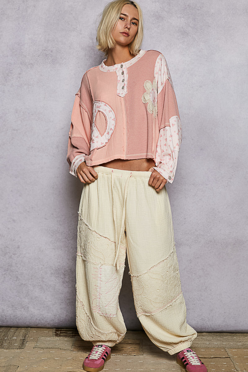 Soho Afternoons Relax Fit Floral Top