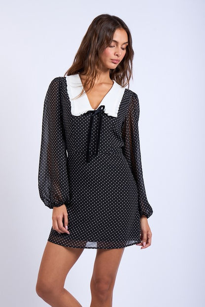 Lady Dots Mini Dress