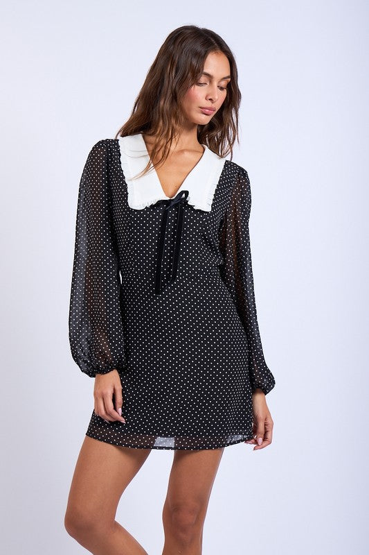 Lady Dots Mini Dress