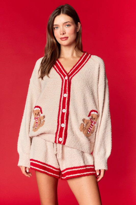 Teddy Bear Holiday Knit Set