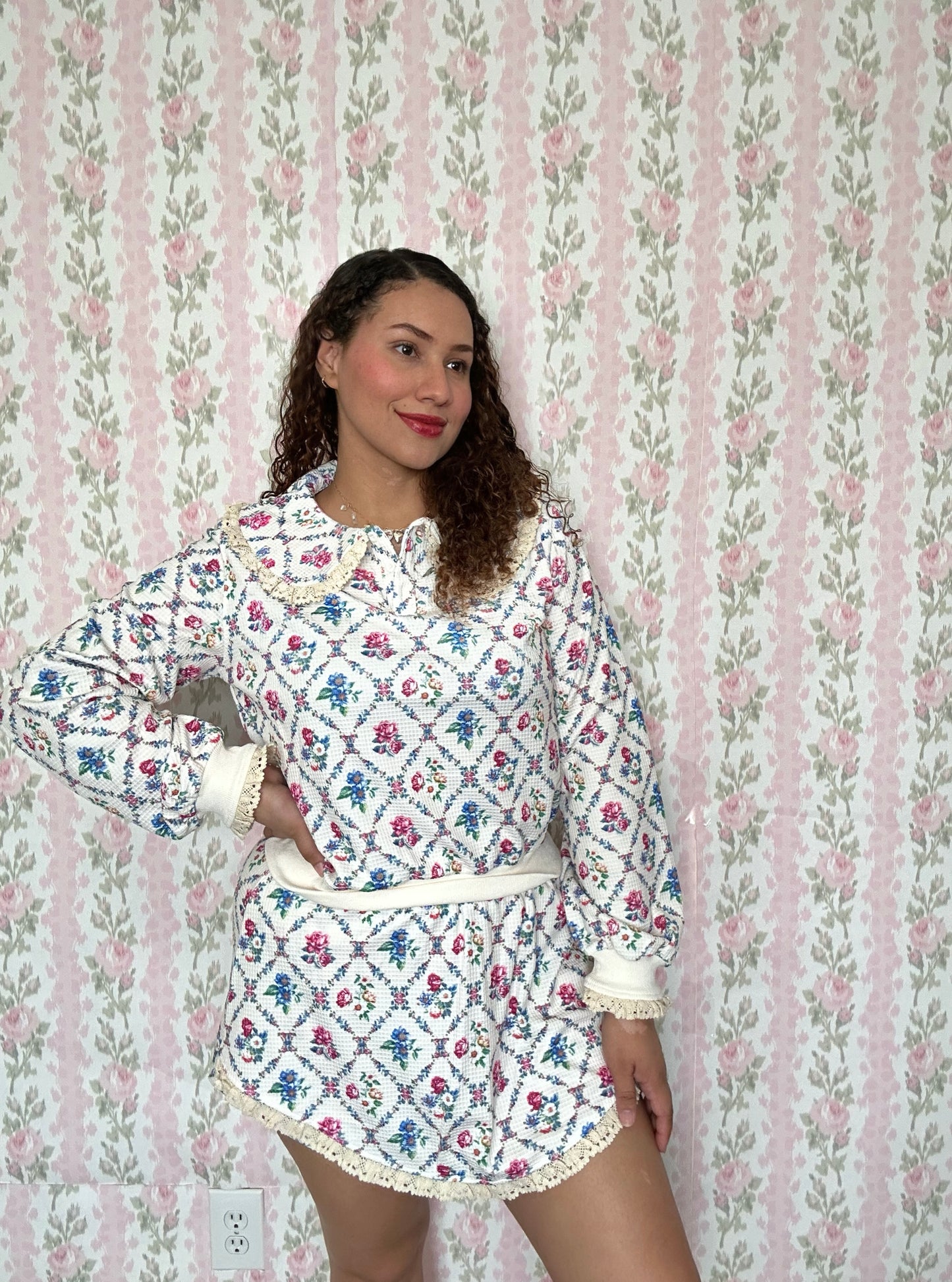 Vintage Tutti Floral Loungewear Set