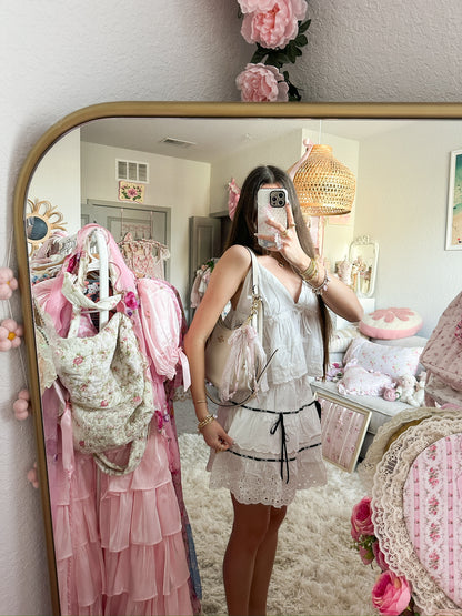Aruba Waves Dance Cotton Skort With Lace