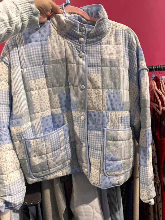 Patchwork Blue Jacket December