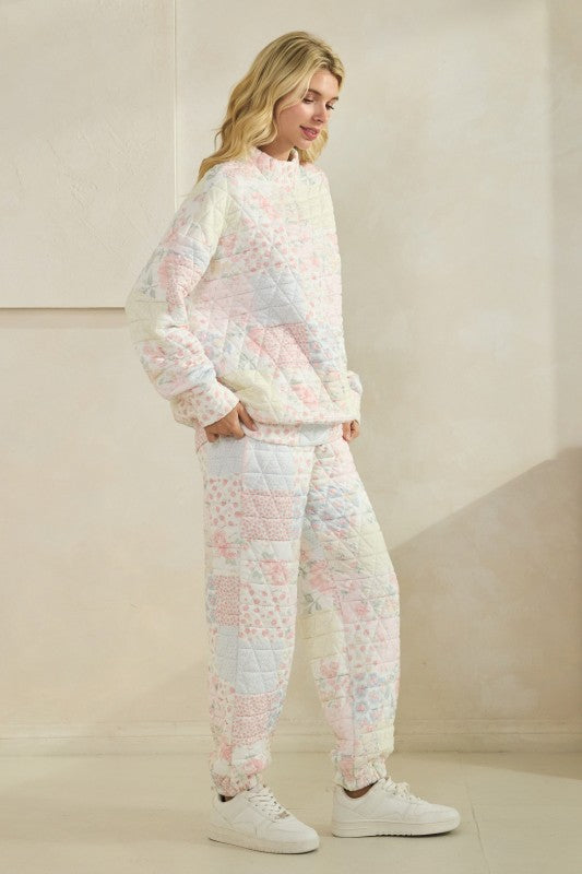 Barudah House Flowers Patchwork Set