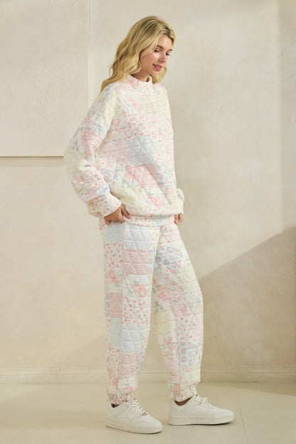 Barudah House Flowers Patchwork Set