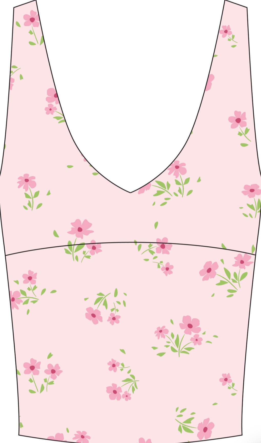 Pilates Sweetheart Daisy Active Top