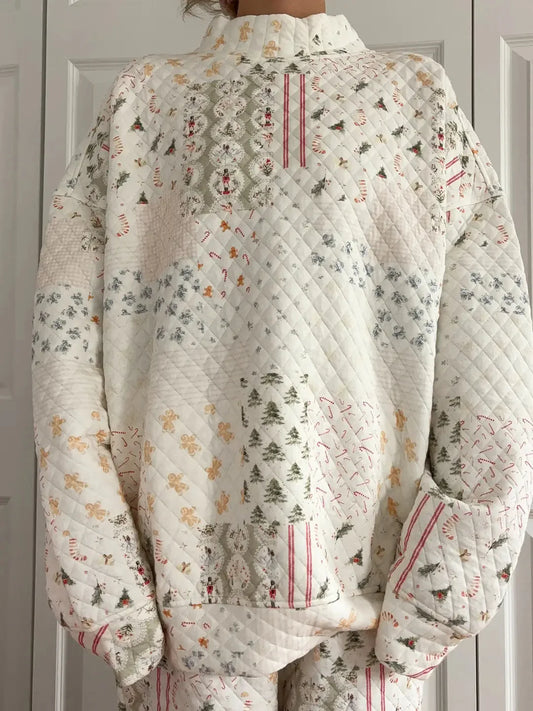 Sunkissed Coconut Christmas Sweatshirt November Size Down
