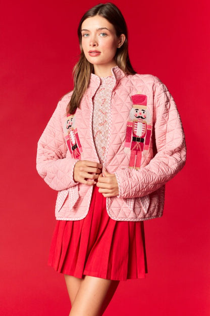 Pink Nutcracker Quilt Jacket