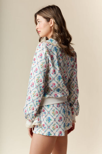 Vintage Tutti Floral Loungewear Set