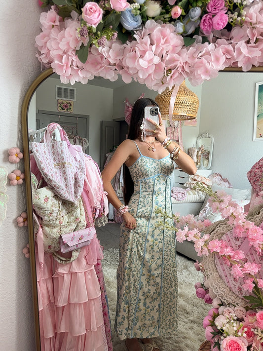 Belle Fleur Cotton Maxi dress
