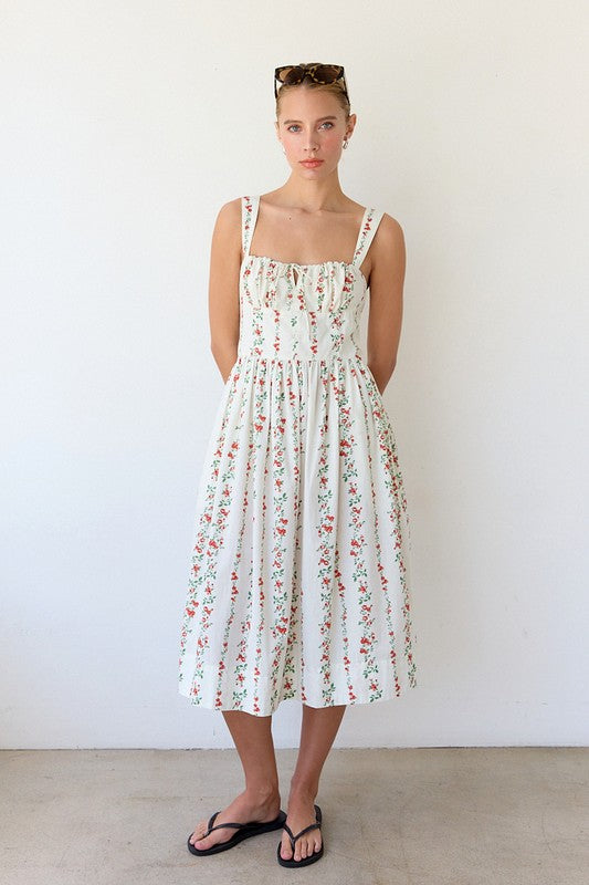 Mia Cara Floral Cotton Dress