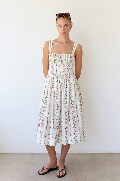 Mia Cara Floral Cotton Dress