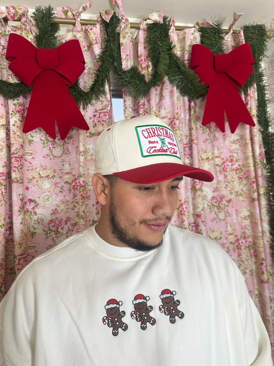 Christmas Red Vintage Trucker Hat
