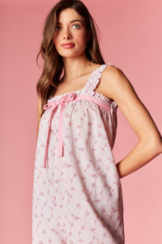 Floral Ribbon Romper