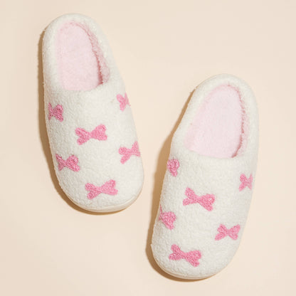 Pinky and Cozy Little Ribbons Home Slippers