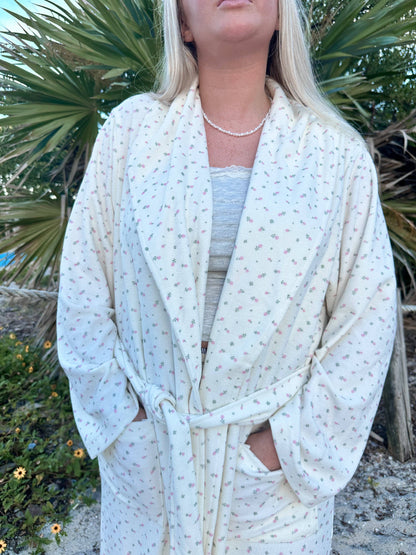 Pink Sunset Roses Dream Hotel Robe