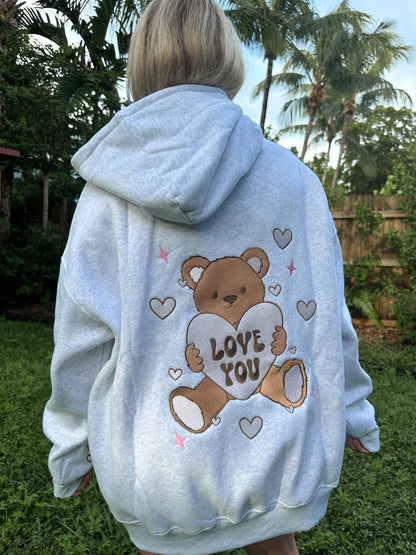 Osito Dormilon Teddy Bear Embroider Hoodie