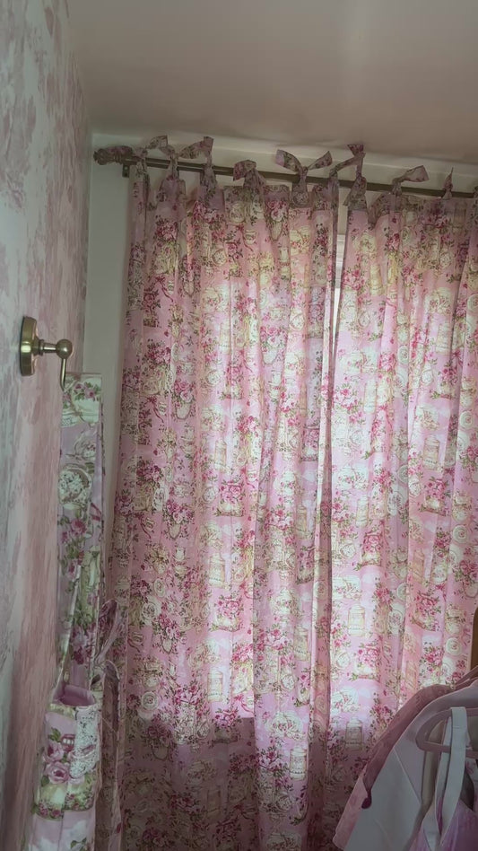 Antoniette Boudoir Handmade Curtain Set Of 2